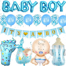Babyparty Deko Junge Blau