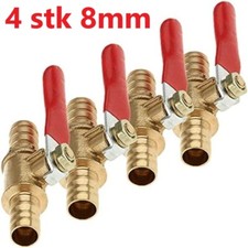 4x Messing Kugel Benzinhahn