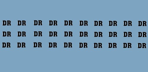 Buchstaben deutsche - dr,