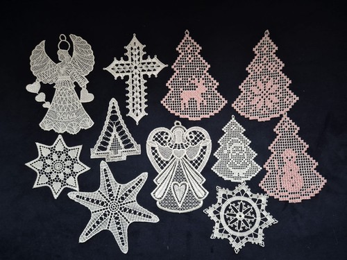 11er set weihnachtsanhänger - set,