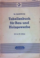 Tabellenbuch für Bau- und