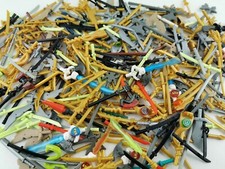 Lego® Ninjago Waffen Zubehör für Figuren 25 Stück Teile Säbel Wufsterne uvm