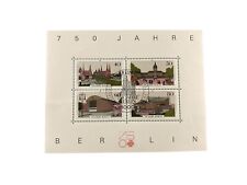 750 JAHRE BERLIN 1987 DEUTSCHE BUNDESPOST ERSTAUSGABE BERLIN 12 Briefmarken