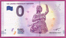 0 Euro  XECK 01 2018 100 JAHRE FREISTAAT BAYERN - PATRONA BAVARIAE MIT LÖWEN