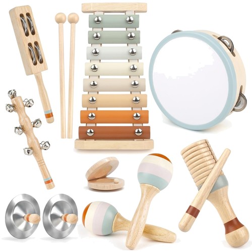 Bunte musikinstrumente set aus - bunte,