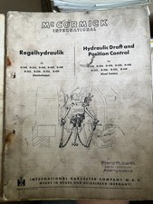 Anleitung Ersatzteilliste IHC International Schlepper  Regelhydraulik