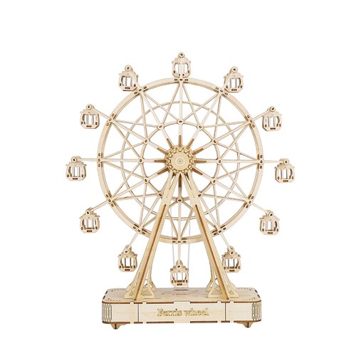 Rolife riesenrad spieluhr holz - riesenrad,