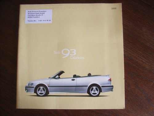 Saab cabriolet model - 93,