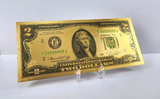 Two Dollar - Gold-Banknote -