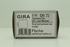 Gira 12672 Tastschalter Universal mattbraun Fläche "Neu&OVP"