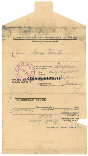 Orig kriegsgefangenenpost - orig.,
