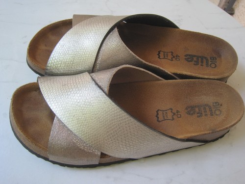 Pantolette silber gold - pantolette, in