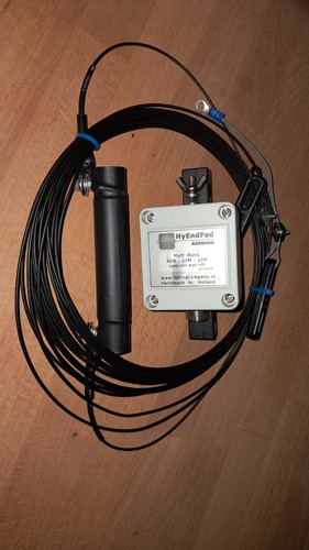 Band high end fed antenne - end,
