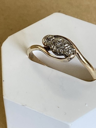 Gold diamant ring - diamant,