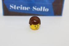 Lego (c) 1x Haare / Kopfbedeckung - Figur  Hair Male Smooth - 3901 - braun