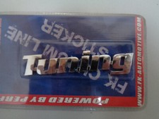 3D Chrom Sticker Aufkleber Typ