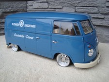 1:18 VW T1 Bus Bulli mit 15 Zoll Audi Old School Echt Alu Felgen Tuning Tiefer