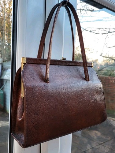 Vintage hellbraune echtleder - hellbraune,