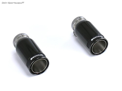 Remus endrohrsatz 2x84mm black - remus,