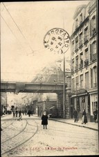 Ak Caen Calvados, La Rue de Vaucelles - 2594136