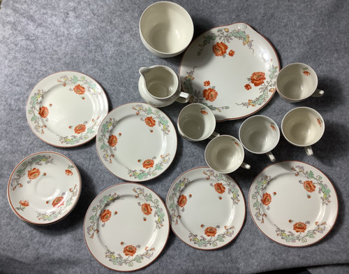 Wade teiliges set porzellan - 18,