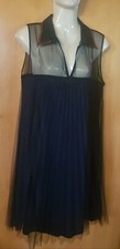 COP COPINE Kleid Sommerkleid Schick Elegant Sexy Schwarz Neu Gr 40/42