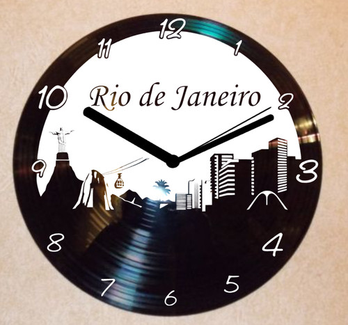 Rio wanduhr schallplattenuhr - wanduhr,