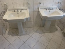 Retro Waschtische Cesame, 3 Loch Armatur Dornbracht Madison Flair