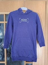 Schönes Hoodie- Herbst- Winterkleid für Mädchen In Gr. 128