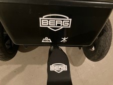 Berg Kettcar Anhänger Go-Kart Trailer L Junior Schwarz