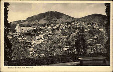BADEN-BADEN AK um 1940 Fernansicht Stadt m. Merkur Verlag Aufnahme Walter Kühn