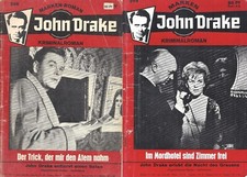Bandnummer 246 + 279: "GEHEIMAUFTRAG FÜR JOHN DRAKE", Marken- Verlag von 1968