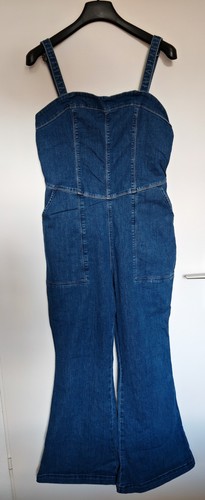 Jeans latzhose damen blau - latzhose, xl