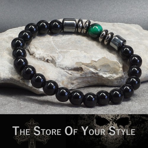 Armband perlenarmband schwarz - perlenarmband,