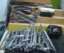 Märklin Spur 0 Alter Güterwagen ,Trafo + Schienen-Konvolut  "Gebraucht"(315)