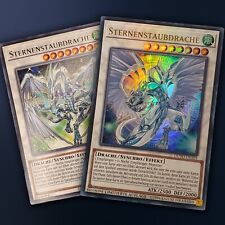 Sternenstaubdrache Set Neu Ultra Rare Yugioh Deutsch Rare Limitierte Auflage