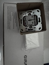 Gira 012503 Tastschalter, 10 AX, 250 V~, mit Wippe, 2fach Serienschalter, System