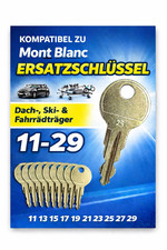 Mont Blanc Ersatzschlüssel