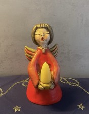THUN Original Bozner Engel ,mit Bienenwachskerze,Weihnachtsengel Bozen Italy Rot