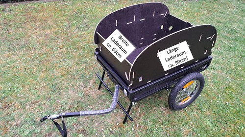 Fahrrad lastenanhänger xxl - fahrrad,