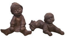 Vintage keramik figuren kinder - vintage,