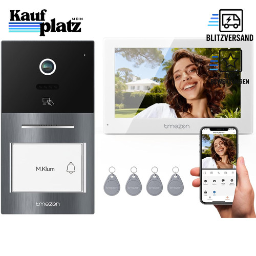 Wlan video türsprechanlage - video,
