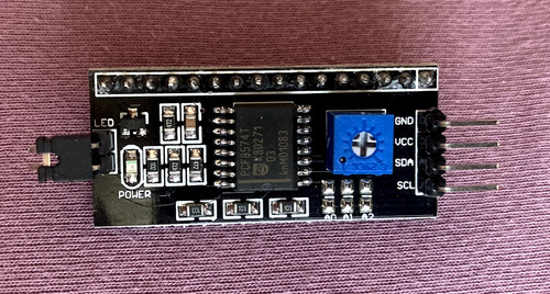 Lcd serial interface adapter - lcd,
