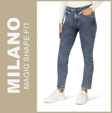 STOOKER MILANO | soft blue stripe | WOMEN 5-Pocket Denim Jeans | Magic Shape Fit