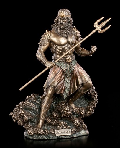 Poseidon figur mit dreizack - poseidon,