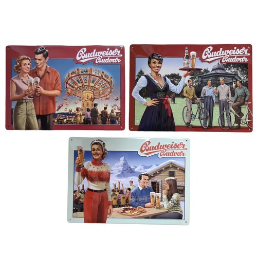 Budweiser blechschild - 3,