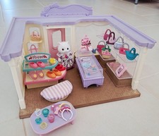 Sylvanian Families Boutique Modeladen mit Shoe Shop Schugeschäft vollständig