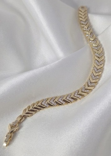Elegantes goldarmband - 17, +