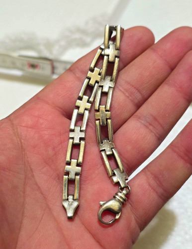 Armband kreuz glieder aus - kreuz-glieder,