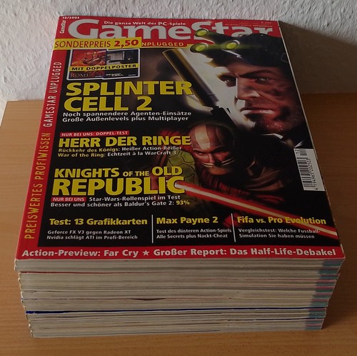 Gamestar konvolut 2003 alle - gamestar,